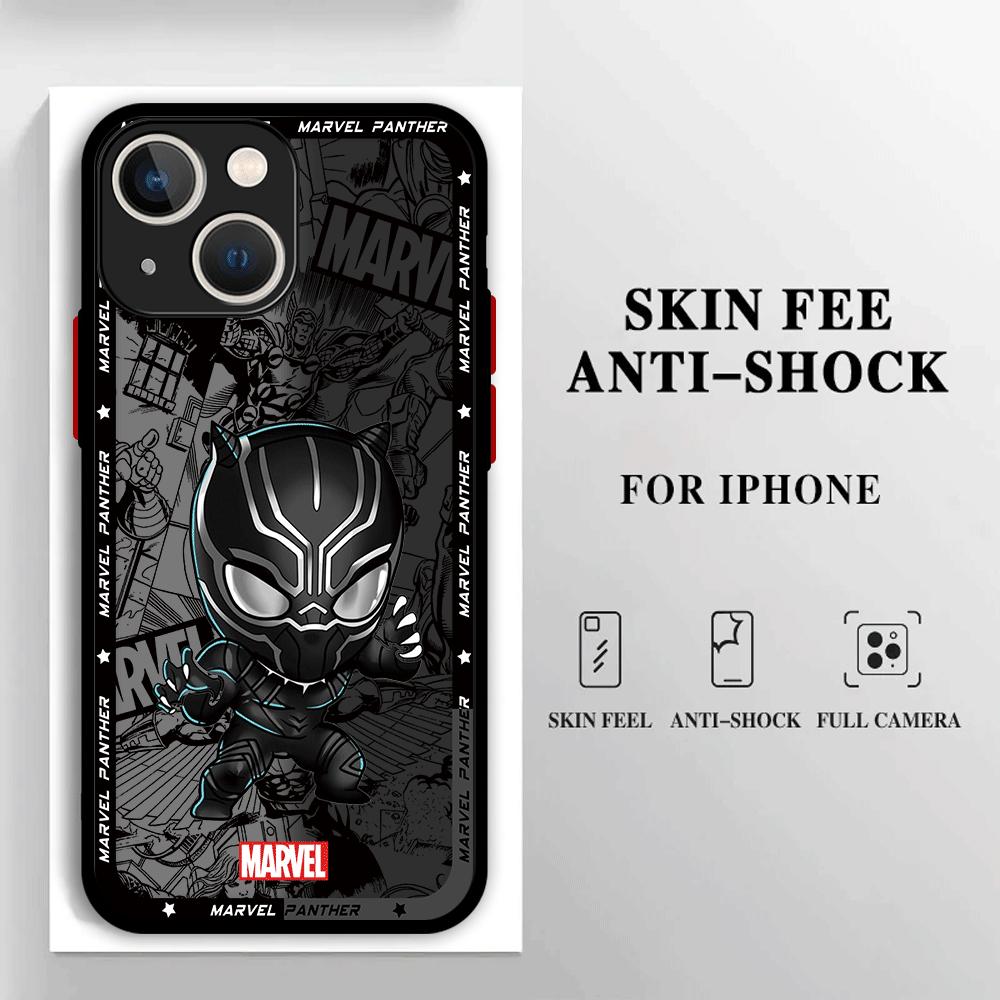 Phone Case for iPhone XR 15 Pro 11 Pro XS X SE 13 14 Pro Max 12 Mini 8 Plus 7 Luxury Back Cartoon Marvel Spiderman Groot Cover