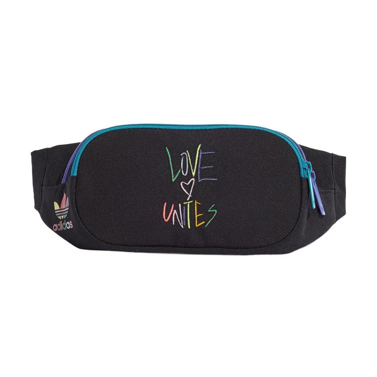 

Adidas Originals Trefoil Letter Embroidery Strap Backpack Unisex Backpack Black HL1710 Black