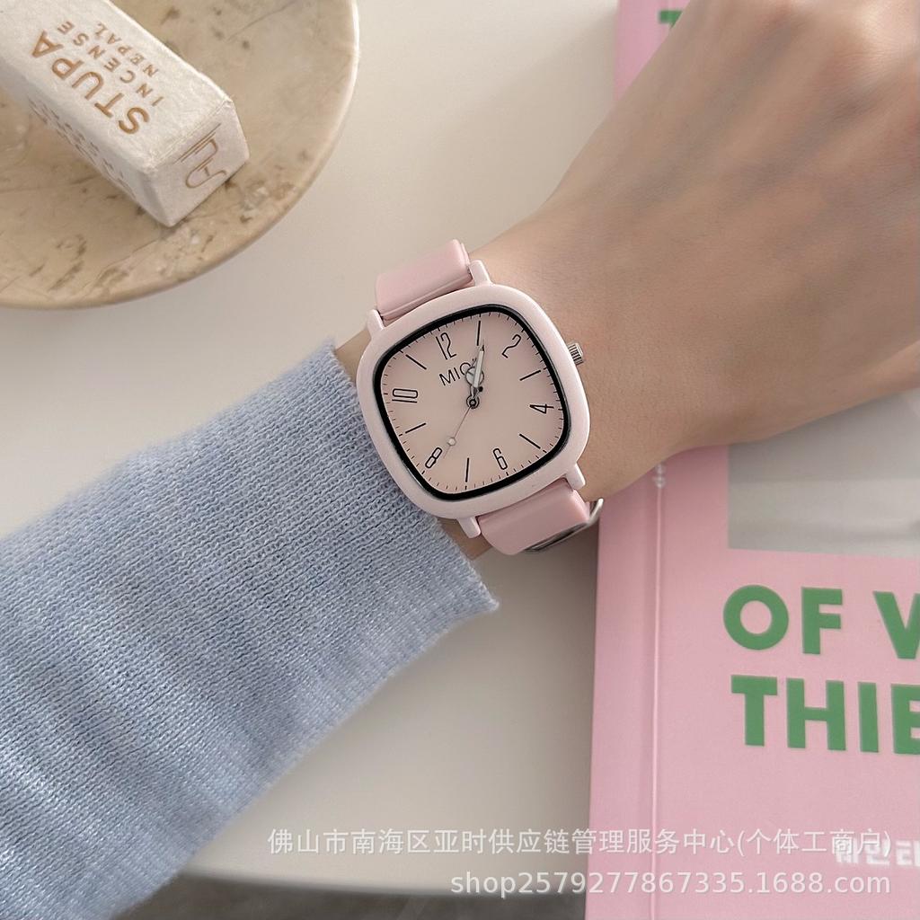 Korean Watch Male And Female Students Examination College Style High Value Simple Silicone Women'S Watch Source