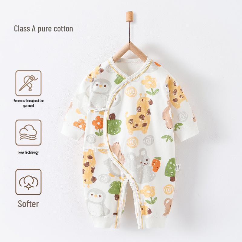 Baby-Body aus reiner Baumwolle - Mönch-Strampler für Neugeborene für alle Jahreszeiten (0-3 Monate)
