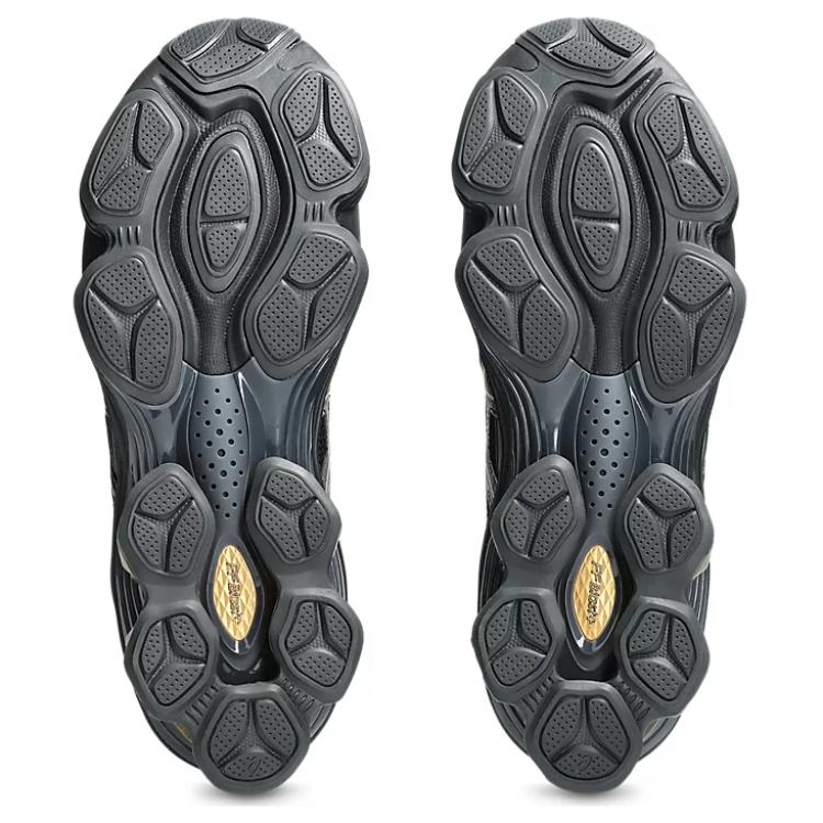 Asics Gel Kinetic Fluent Black Gold Unisex Sneakers 1203A591-001