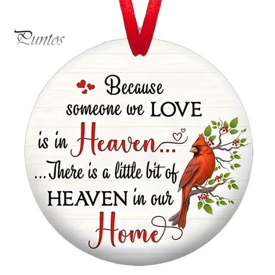 Acrylic Round Pendant Decorations 2D Christmas Hanging Ornaments, Santa Snowflake Reindeer Festive Party Supplies for Tree Decorations, Reusable