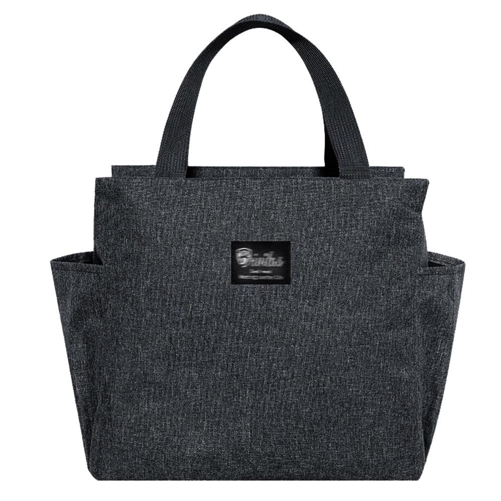 Multi-Pocket Insulated Handbag: Large Capacity Aluminum Foil Lunch Bag for Commute