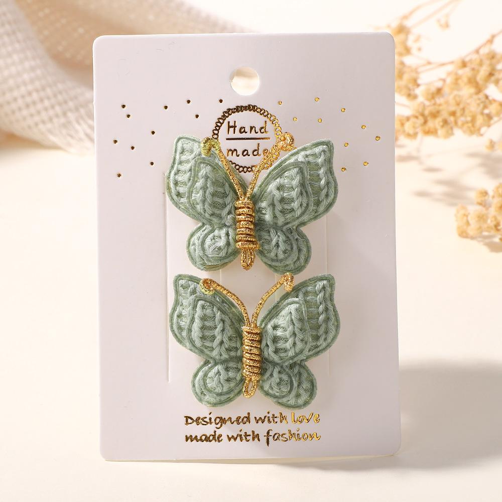 2025 Cute Butterfly Hairpins Children Baby Girls Kids Hair Clips Pins Barrettes Accessories Hairclip Headwear Headdress Ornament