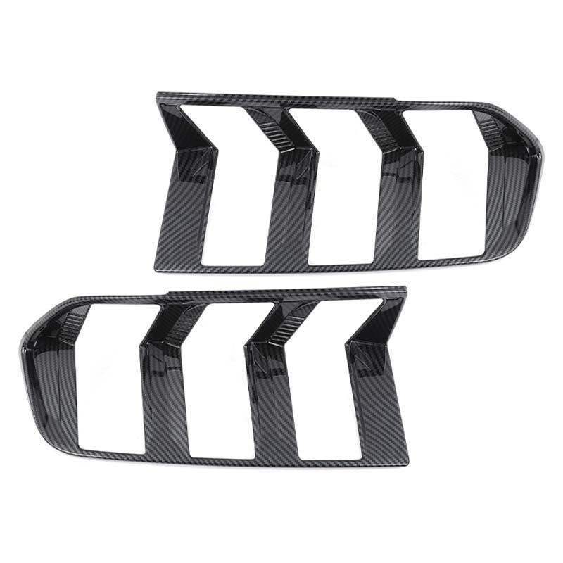 

Автомобильные задние фонари, декоративные крышки, ABS-украшения для Ford Mustang 2024, внешние аксессуары, углеродное волокно, черный цвет