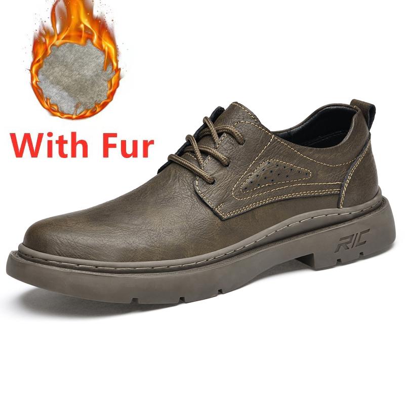 

Fashion Genuine Leather Men s Oxfords Shoes Non-Slip Formal Dress Shoes for Men Wedding Party Office Business Footwear Walking Sneakers 45