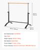 VEVOR Ballet Barre, Barre Bar for Home, Freestanding Portable Ballet Stretching Dance Bars