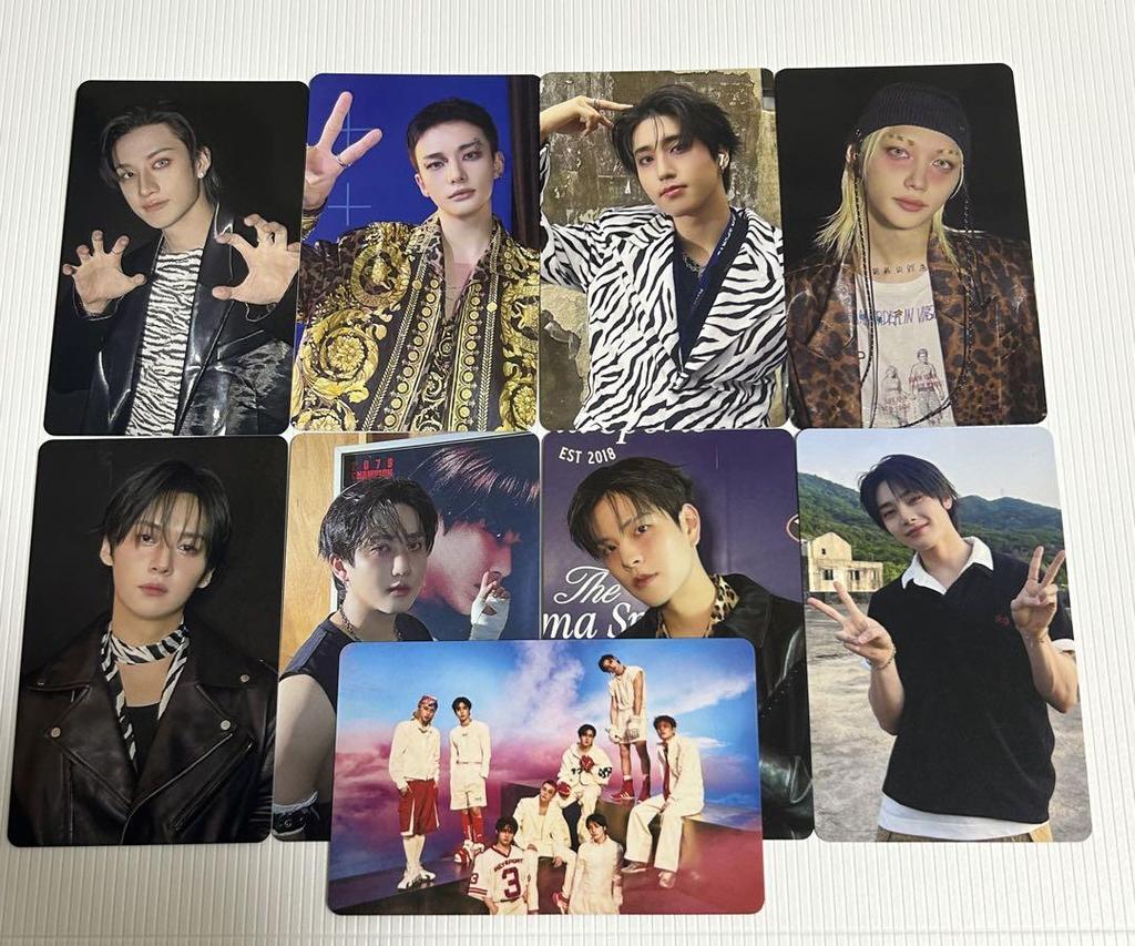 [USED] Stray Kids KARMA HMV Lakidro Trading Card A 9-piece Complete Set