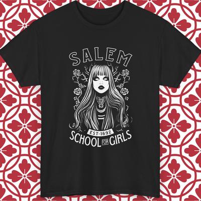 Salem Schule für Mädchen T-Shirt Halloween Goth Grafik T-Shirt Unisex Alle Größen S-5X
