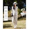 Demana Women's Linen Lyocell Blend Relaxed Suit
