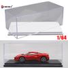 1:64 Scale Car Model Display Box Transparent Acrylic Dustproof Storage Case Hard Cover Collectible Miniature Toy Protection
