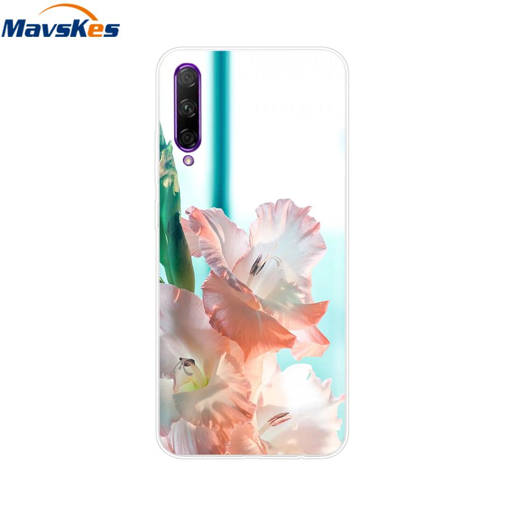 For Huawei P Smart Pro Case Cute Candy Painted Cover Soft Silicone Phone Case For Huawei P Smart Pro 2019 Cover Coque Bumper