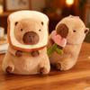 23CM Kawaii Anime Capybara Bread Plush Toy Creativity Stuffed Animals Capybara Toast Doll Girl Birthday Playthings Girlfriend Cute Gifts