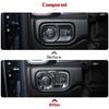 Chrome Headlight Switch Button Decor Cover For Dodge Ram 1500 2018+ Accessories