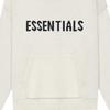 Fear of God Essentials Bluza z kapturem z dzianiny z logo SS21 'Buttercream' Męska FOG-SS21-636