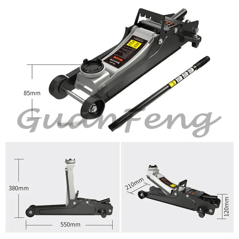 

2,5 тонны Ультранизкие Горизонтальные Домкраты Автомобильный седан Внедорожник Гидравлический Напольный Подъемный Домкрат для Стойки Колеса Авторемонт Шина