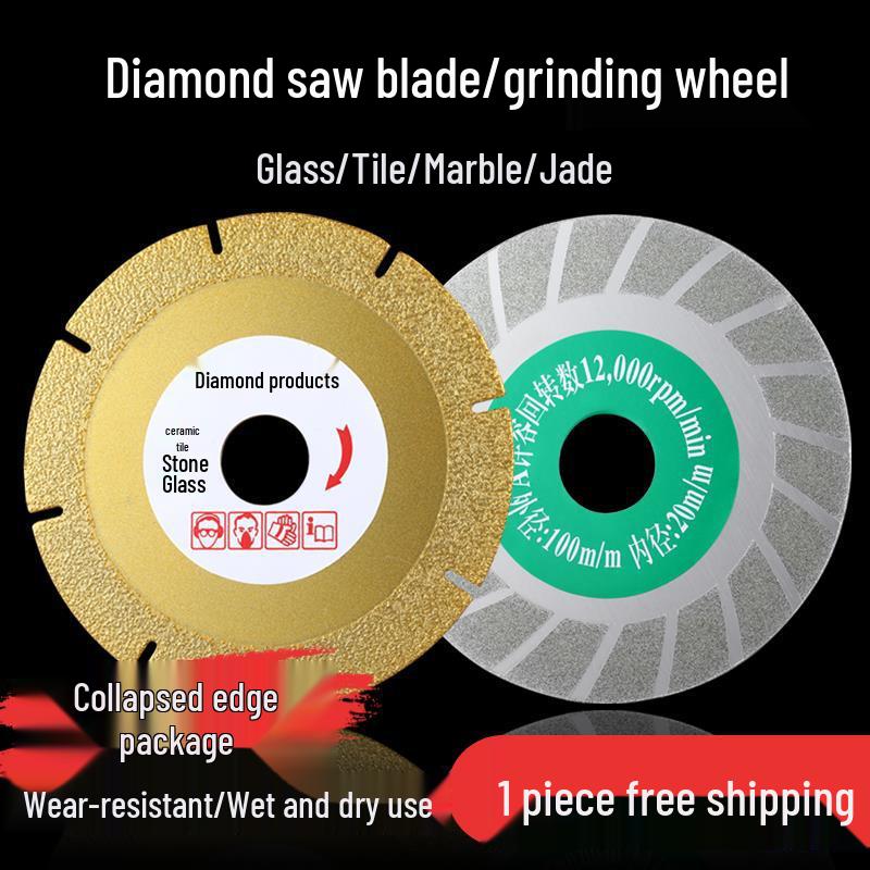 Diamond Angle Grinder Disc for Trimming, Chamfering, Cutting, and Polishing Tiles