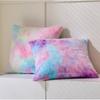 Pillow Plush Case Polyester Fiber Purple Pink Gorgeous Pattern Decoration Room