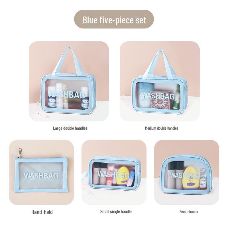 Large Capacity Waterproof PVC Travel Toiletry Bag - Cross-Border Cosmetic & Swim Storage