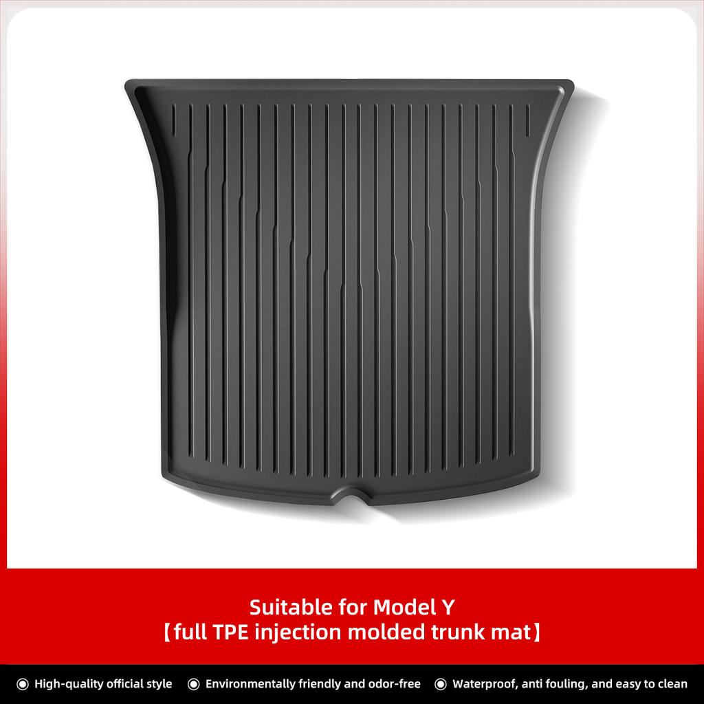 LUCKEASY Right Drive for Tesla Model 3 Model Y  2023 Car All-weather Floor Mat Trunk Pad Protective Interior Accessories