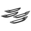 4PCs Car Door Handle Protection Cover Anti Freezing Carbon Fiber Style Replacement for Tesla Model 3 Y