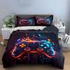 "Gaming Decoration Three-Piece Set" Bedding Set with 1 Duvet Cover 2 Pillowcases Single Double King Queen, Gift
