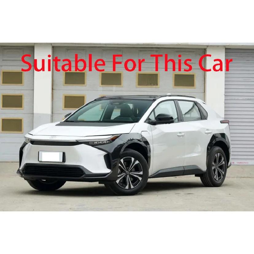 For Toyota bZ4X EA10   Car Accessories ABS Chrome Side Mirror Rear View Wing Chrome Cover Trim Molding Bezel