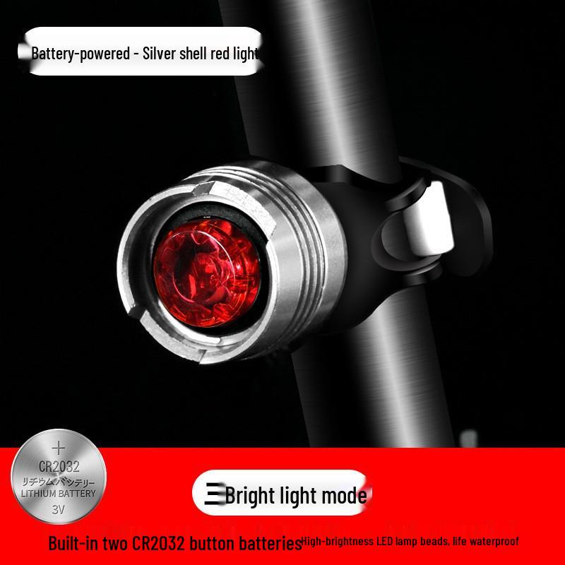 Rechargeable High-Brightness Bicycle Taillight and Headlight for Night Riding