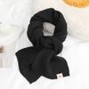 Autumn and winter new scarf Dongdaemun Korean atmosphere solid color versatile light luxury high-end soft waxy warm scarf women