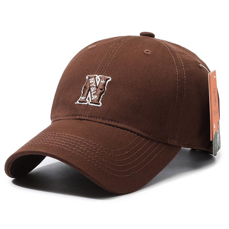 New Baseball Cap Embroidered Soft Top N Sports Sunscreen Men's and Women's Sun Hats Breathable Versatile Casual Cap