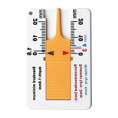Onuuzivl Tire Depth Gauge, Tire Depth Gauge | 0-20mm Tire Tread Checker - Easy