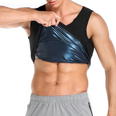 Men's Sweat Shapewear Heat Trapping Vest Pullover Sleeveless Sauna Shirts Workout Tank Top for Men Thermo Fitness Clothes