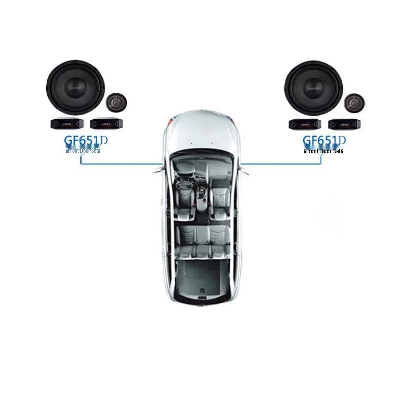 

Edifier GF651D Автомобильный Аудио Комплект Динамиков для Передней Двери Штекер CN (адаптер в комплекте)
