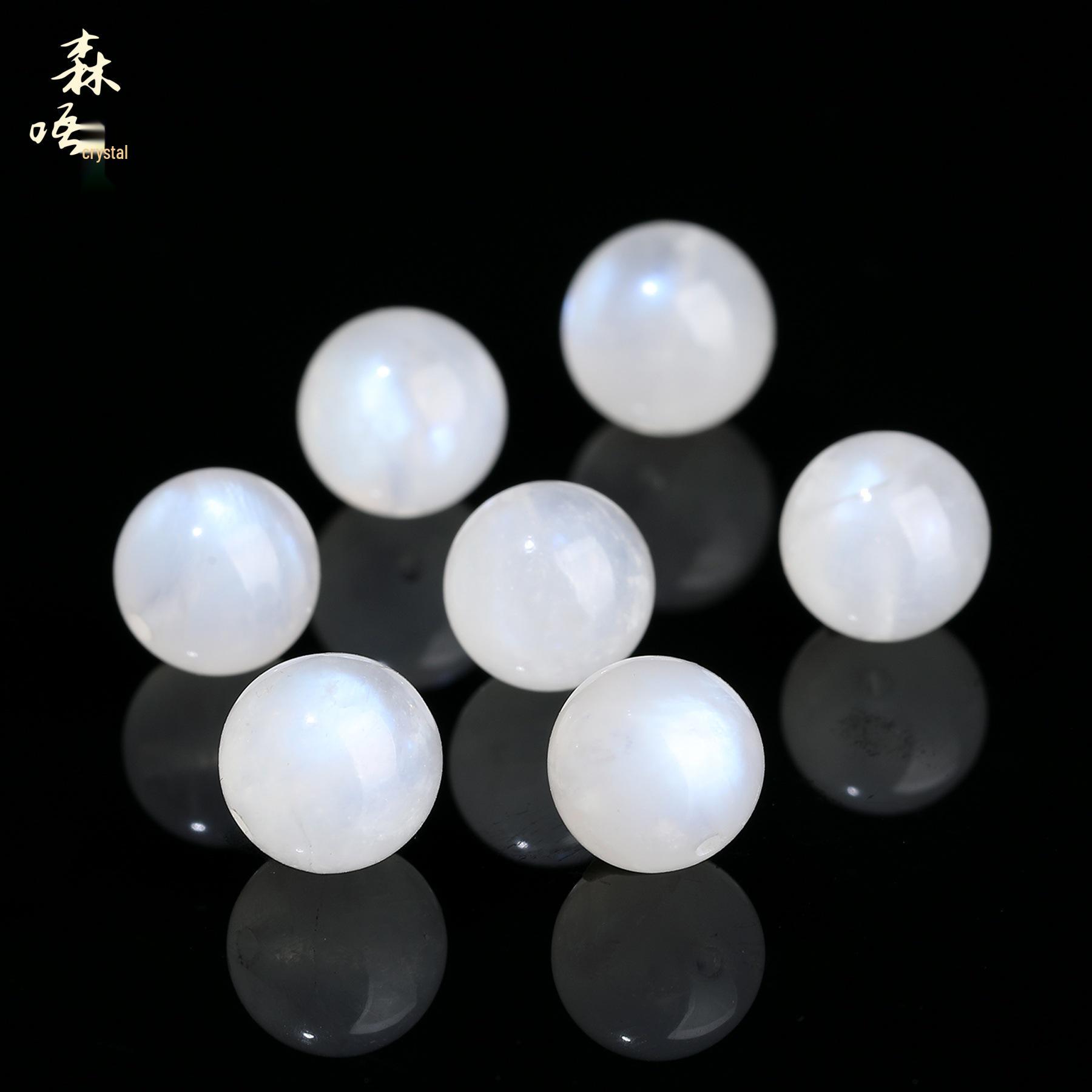 Moonstone Beads: White, Blue, Gray & Cat s Eye for DIY Beading and Bracelets 4mm/bead