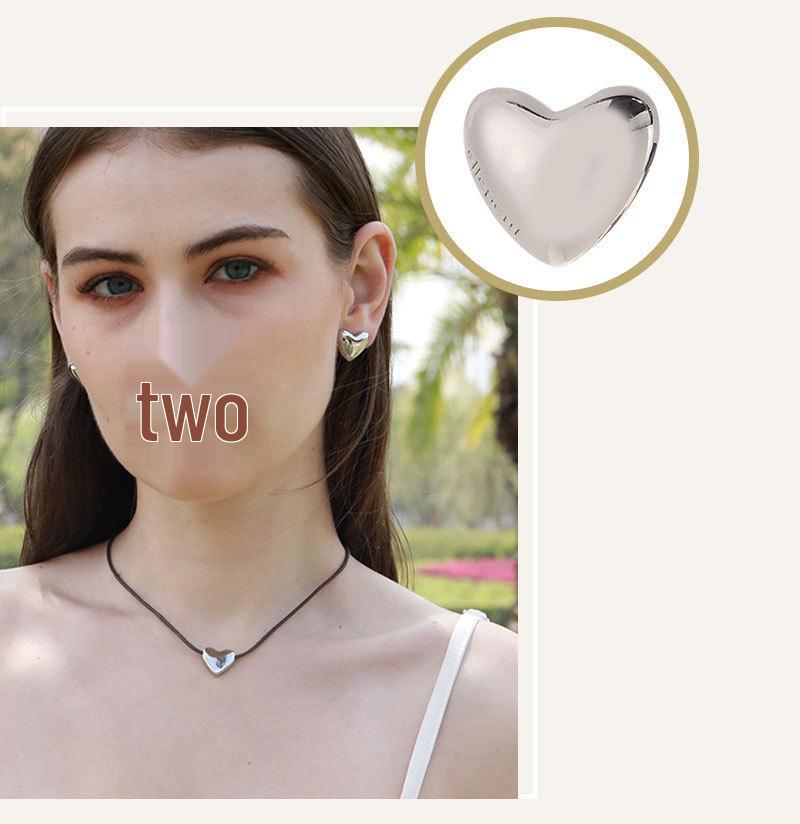 Fever Love Vintage Francouzský Luxusní Náhrdelník a Náušnice Set: Špičkové stříbro 925, Niche design, Stahovací uzávěr