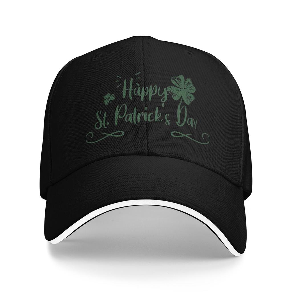 Happy St Saint Patricks Day  Outfits Men Women Baseball Cap  Trucker Hat Casual Travel Headwear Adjustable Fit Sun Cap