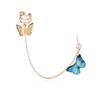 Alloy Butterfly Elegant Earrings Charming European Style For Women In Multiple Colors