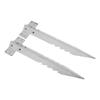 Steel Construction Railway Sleeper Bracket Serrated Design Metal Material Steel Serrated Fence Small Size Heavy Duty