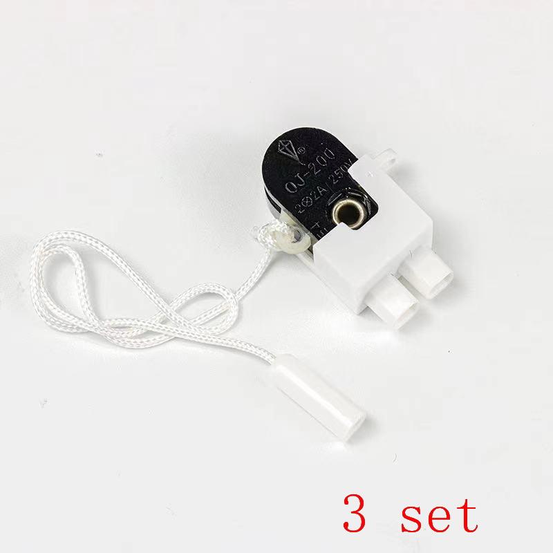 1/3/5 Sets Wall Lamp Pull Wire Switch Pull Chain Cord Universal Mini Pull Cord Switch For Ceiling Lamp Switch Replacement Tool