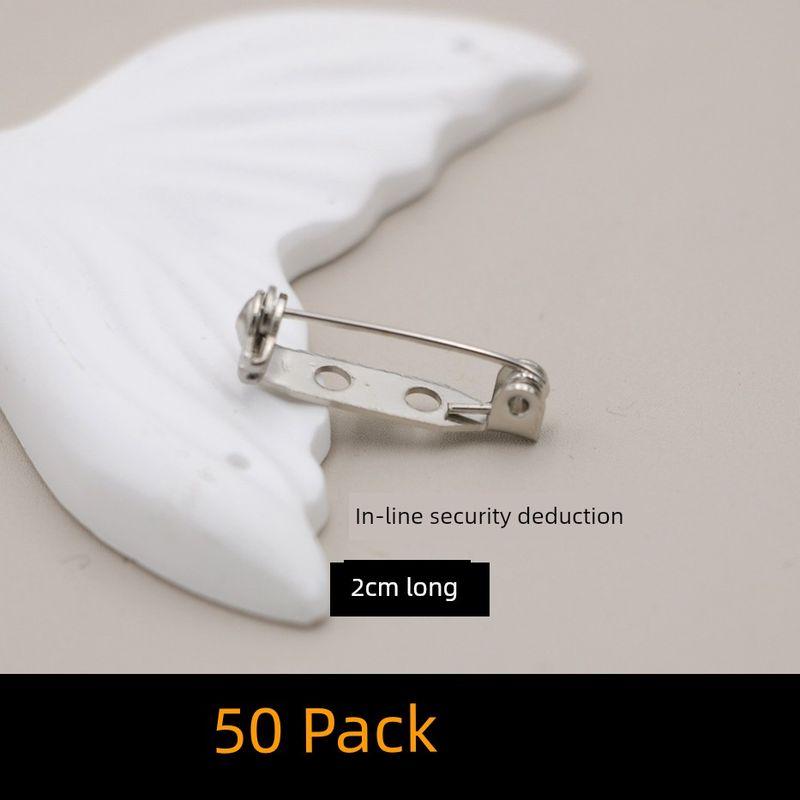 

Брошь-булавка Страховочная булавка Планка Корсаж Основа-поддержка Страховочная булавка с замком Зажим для галстука Ручная работа DIY Аксессуар для волос A font [2cm long] 50 Pack(With safety lock)