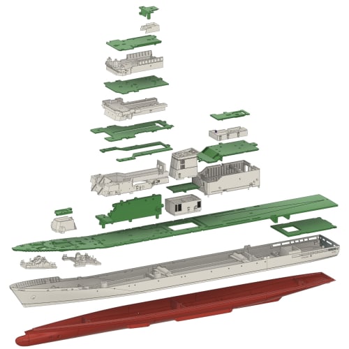 Pit Road 1/700 Skywave Series Japan Coast Guard Patrol Boat PLH-33 Reimei Plastic Model J104