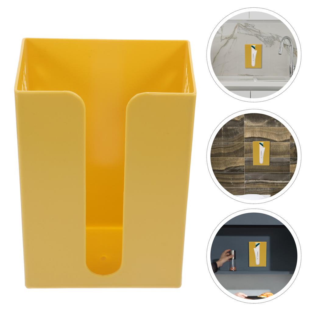 Dump Pouch Tissue Holder Paper Extraction Box Wall-mounted No Punching Towel Rack Navy