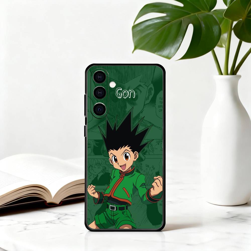 H-Hunter G-Gon F-Freecss H-Hunter-GF Phone Case For Samsung Galaxy A73,A72,A71,A70,A53,A52,A51,Soft Silicone Black Cover