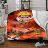 1pc NARUTO (5) Blanket, Gift, for Men and Women, Soft Blanket, Good for Sofa Bed Couch Travel, Lightweight Flannel Blanket