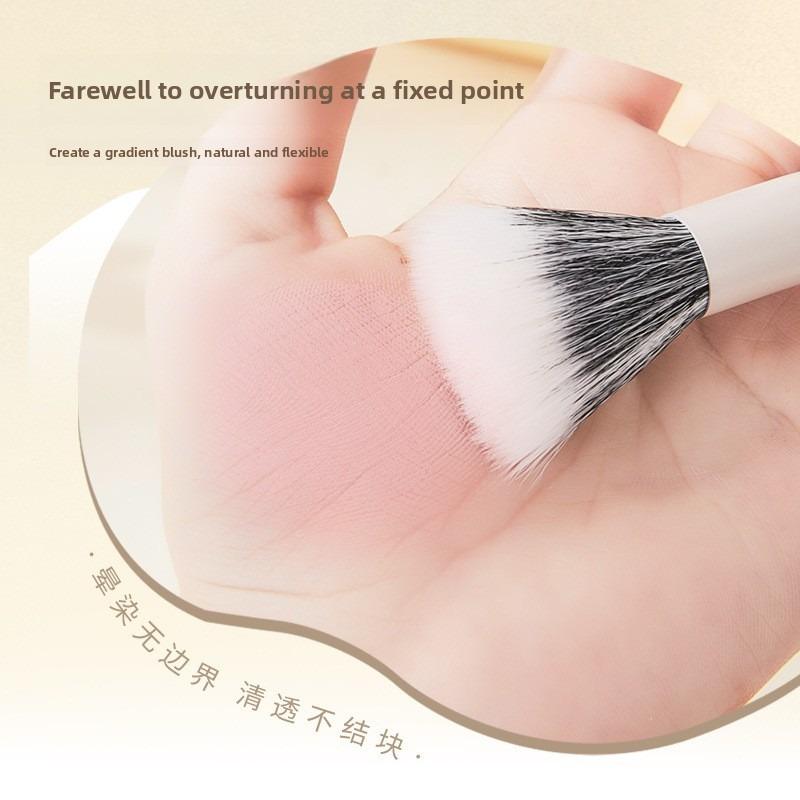 Wooden Handle Blush Brush Dot Brush Portable Makeup Brush Makeup Artist's Makeup Tool Brush
