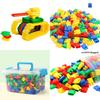 Rocket Bullet Head Small Particle Building Blocks Toy Plastic Assembly Educational Toy For Kids 3-9 Years