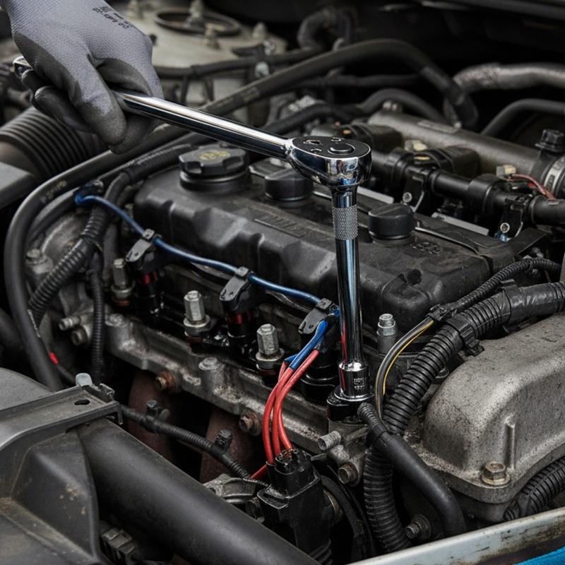 1/4“ Socket Ratchet Extension Bar Hand Tools Chrome Plated Steel Socket Ratchet Extension Bar 3pcs Car Tire Repair Hand Tools