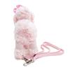 BESTEVER Mini Pouch Plush Dog Pouch Pink Poodle 46068