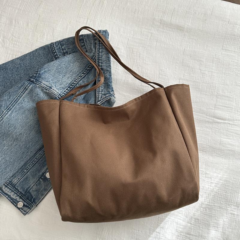 Женские повседневные холщовые сумки через плечо — фото 13