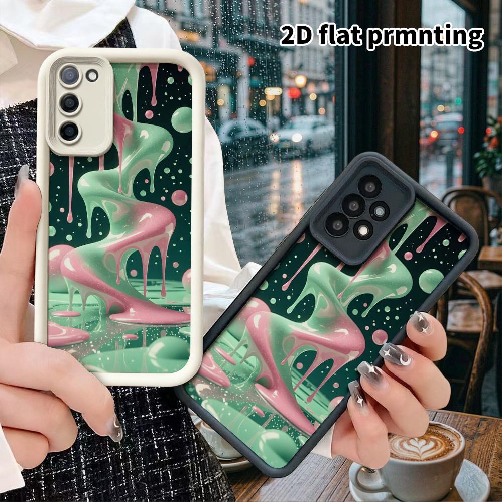 Phone Case: 2D Flat Samsung Galaxy A34 A35 M05 M06 S20 S22 S21 FE Plus 5G Tiered Protective Case, Trendy and Cute, Christmas and Halloween Gift